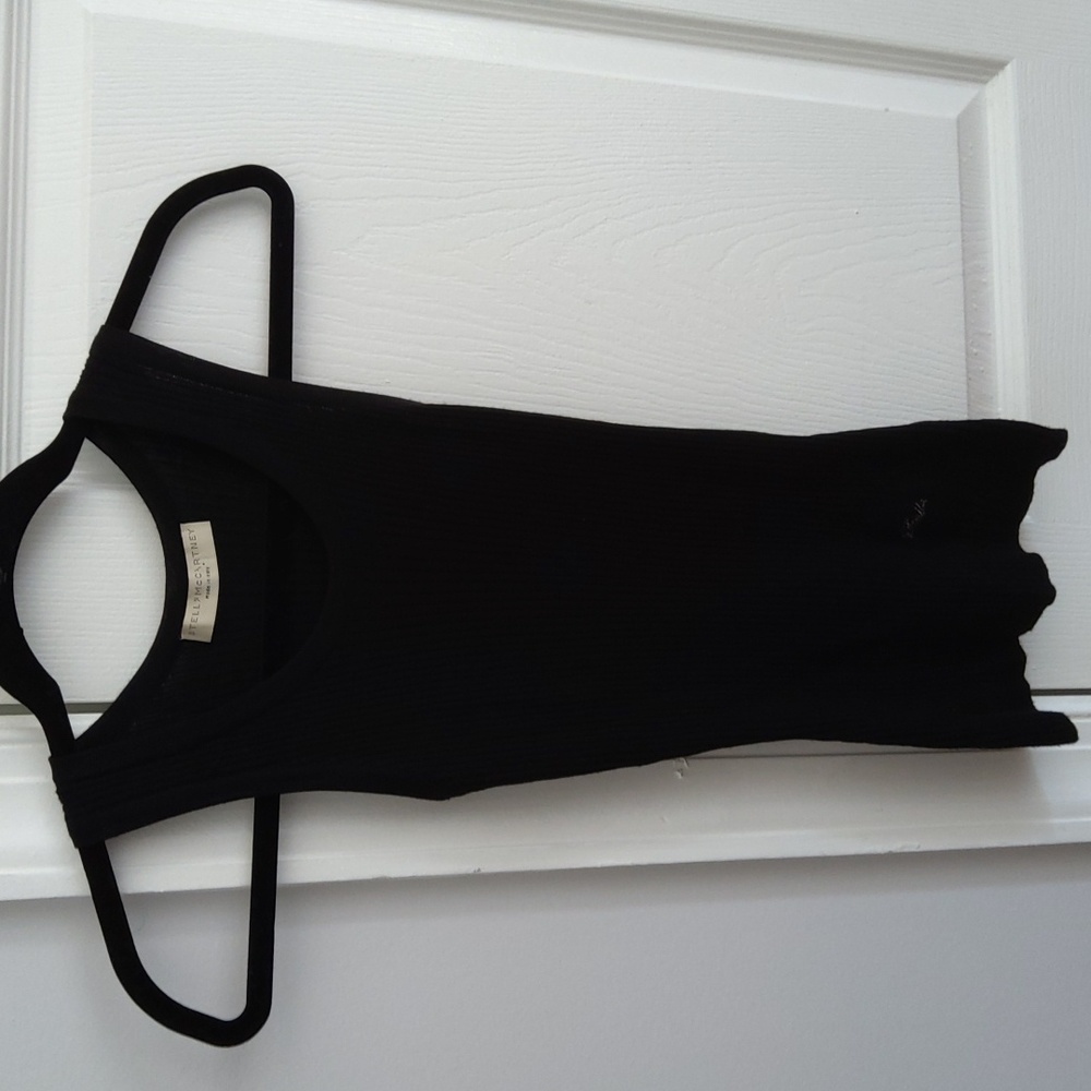 STELLA MCCARTNEY💥Nwot💥Black Ribbed Sleeveless Top - Picture 1 of 5